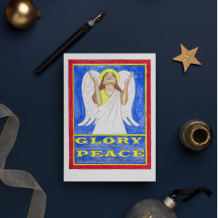 Christmas Angel Christlich Feiertagskarte