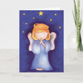 Christmas Angel Fine Art Card Feiertagskarte