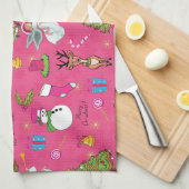 Christmas Angel Geschirrtuch (Viertel Falte)