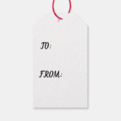 CHRISTMAS ANGEL GIFT TAG GESCHENKANHÄNGER (Rückseite)