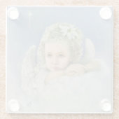 Christmas Angel Glass Untersetzer (Rückseite)