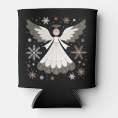 Christmas Angel Glitter Christian Xmas Religious Dosenkühler (Vorderseite)