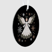Christmas Angel Glitter Christian Xmas Religious Ornament (Vorderseite)
