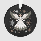 Christmas Angel Glitter Christian Xmas Religious Ornament (Vorderseite)