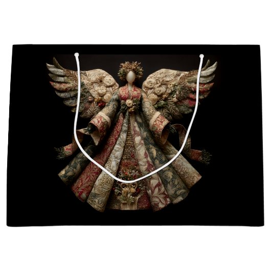 Christmas Angel Große Geschenktüte (Vorderseite)