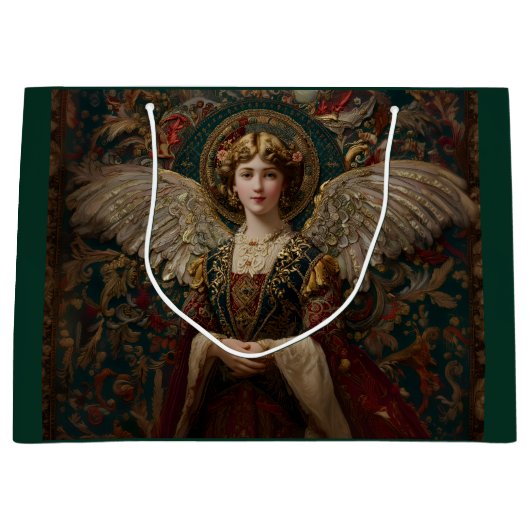 Christmas Angel Große Geschenktüte (Vorderseite)