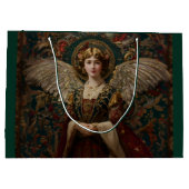 Christmas Angel Große Geschenktüte (Rückseite)