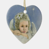 Christmas Angel Heart Keramik Ornament (Rechts)