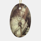 Christmas Angel, Jan van Eyck Keramikornament (Links)