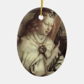 Christmas Angel, Jan van Eyck Keramikornament (Vorne)