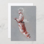 Christmas Angel Joy Feiertagskarte (Vorne/Hinten)