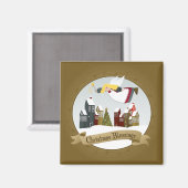 Christmas Angel Magnets Magnet (Vorderseite/Rückseite)
