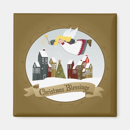 Christmas Angel Magnets Magnet (Vorne)