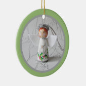 Christmas Angel Memorial Keramik Ornament (Rechts)