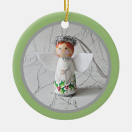 Christmas Angel Memorial Keramik Ornament