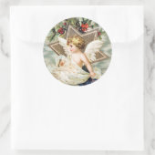 CHRISTMAS ANGEL MIT HOLLROUND Aufkleber (Tasche)