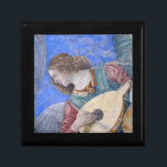 Christmas Angel Musician Melozzo da Forli Erinnerungskiste<br><div class="desc">Dieses Design zeigt eine Reproduktion der originalen Freske der Engel Melozzo um 1480 aus dem Vatikan Museum. Sie können die Farbe des Designs ändern, indem Sie "Personalisieren" und dann auf "Erweiterte Bearbeitungs-Optionen" klicken, dort können Sie es in eine beliebige Farbe ändern. Sie haben die Möglichkeit, das Design auf andere Produkte...</div>