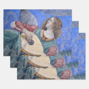 Christmas Angel Musician Melozzo da Forli Vatican Geschenkpapier Set