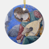 Christmas Angel Musician Melozzo da Forli Vatican Keramik Ornament (Vorne)