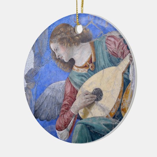 Christmas Angel Musician Melozzo da Forli Vatican Keramik Ornament (Links)