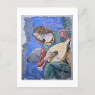 Christmas Angel Musician Melozzo da Forli Vatican Postkarte