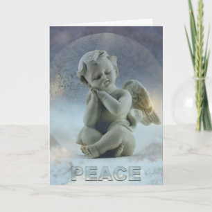 Christmas Angel of Peace Greeting Card Feiertagskarte