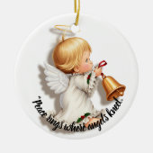 Christmas Angel Ornament with a Bell (Vorne)