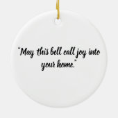 Christmas Angel Ornament with a Bell (Hinten)