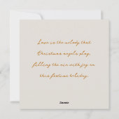 Christmas Angel playing music, customisable Feiertagskarte (Rückseite)
