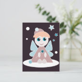 Christmas Angel Postcard Feiertagspostkarte (Stehend Vorderseite)