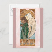 Christmas Angel Postcard Feiertagspostkarte (Vorne/Hinten)