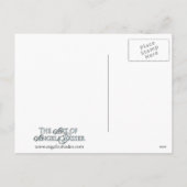 Christmas Angel Postcard Feiertagspostkarte (Rückseite)