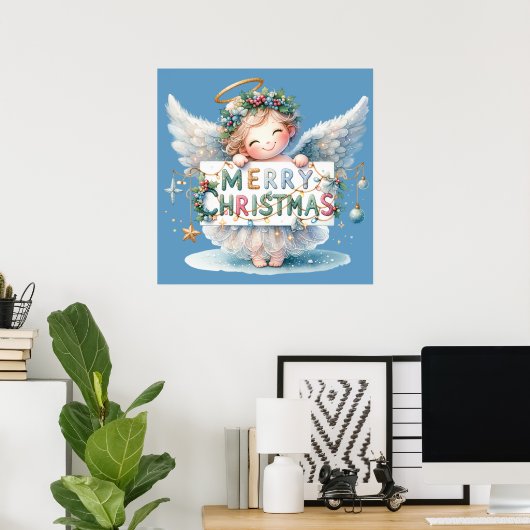 Christmas Angel Poster (Heimbüro)