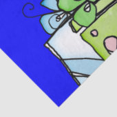 Christmas Angel Santa Tissue Seidenpapier (Detail)