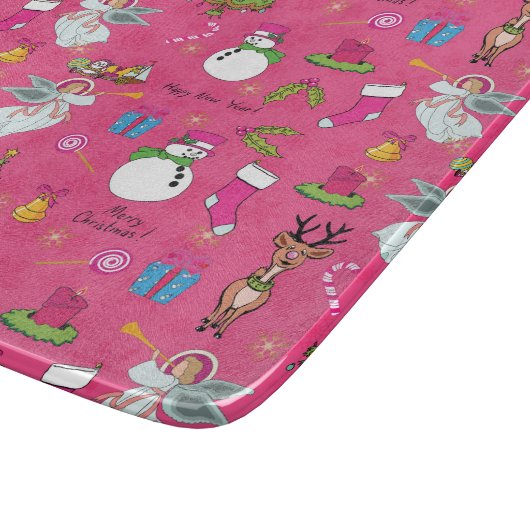 Christmas Angel Schneidebrett (Ecke)