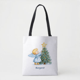 Christmas Angel Sweet and Heartfelt Personalize Tasche