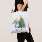 Christmas Angel Sweet and Heartfelt Personalize Tasche (Von Nahem)