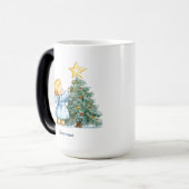 Christmas Angel Sweet  Heartfelt Personalize Verwandlungstasse (Vorderseite Links)