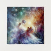 Christmas Angel Tapestry Wandteppich (Vorderseite (Horizontal))