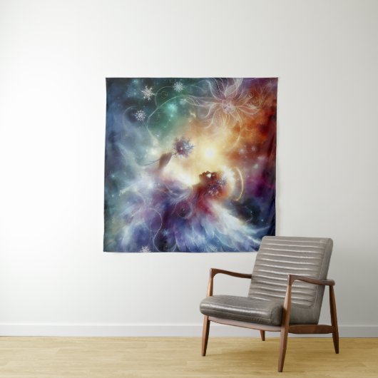 Christmas Angel Tapestry Wandteppich (Beispiel (Horizontal))