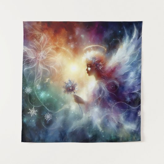 Christmas Angel Tapestry Wandteppich (Vorderseite)