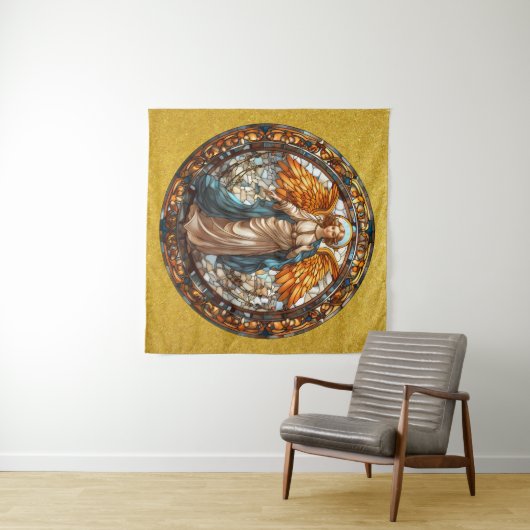 Christmas Angel Tapestry Wandteppich (Beispiel (Horizontal))