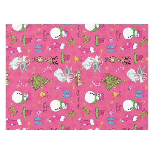 Christmas Angel Tischdecke (Vorderseite (Horizontal))