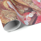 CHRISTMAS ANGEL UND ROSE FREUEN SICH AUF FRIEDENSP GESCHENKPAPIER (Rolleneckpunkt)