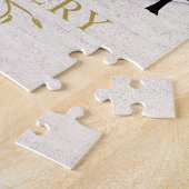 Christmas Angel Village Weltfrieden Monogram Puzzle (Seite)