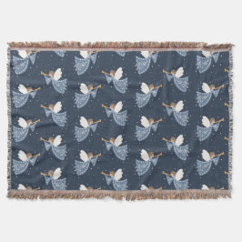 Christmas Angel Weltfrieden Holiday Heartfelt Decke