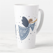 Christmas Angel Weltfrieden Holiday Heartfelt Milchtasse (Rechte Ecke)