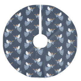 Christmas Angel Weltfrieden Holiday Heartfelt Polyester Weihnachtsbaumdecke