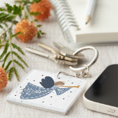 Christmas Angel Weltfrieden Holiday Heartfelt Schlüsselanhänger (Vorderseite rechts)