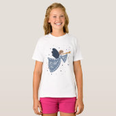 Christmas Angel Weltfrieden Holiday Heartfelt T-Shirt (Vorne ganz)